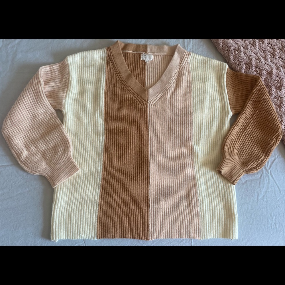Color block sweater - Picture 2 of 4